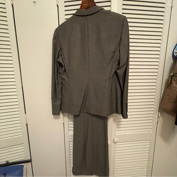 Hugo Boss Silver Checkered Pant Suit - Picture 6 of 7